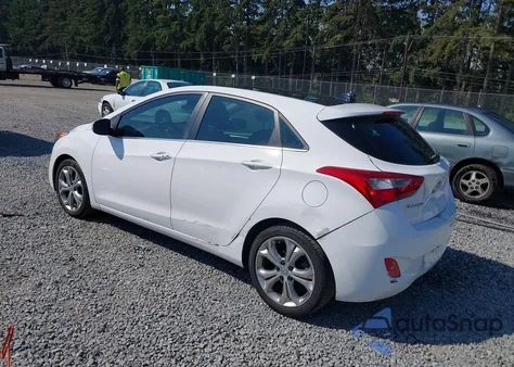 2013 Hyundai Elantra Gt Base W/Blue из США, поврежденный, VIN KMHD35LE9DU141561